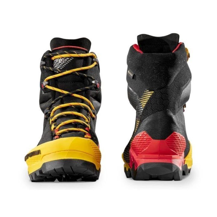 Vyriški žygio batai La Sportiva Aequilibrium ST GTX, juodi ir geltoni