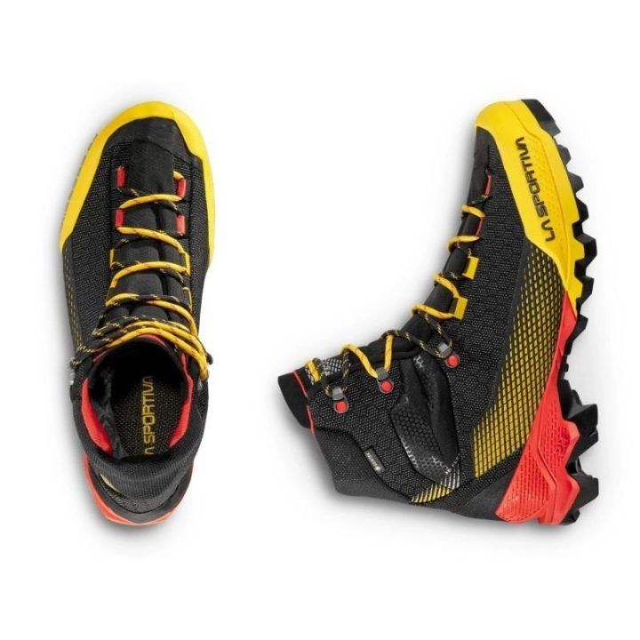 Vyriški žygio batai La Sportiva Aequilibrium ST GTX, juodi ir geltoni