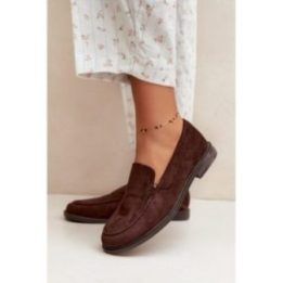 Moteriški mokasinai su 6 cm aulu Step in style, rudi