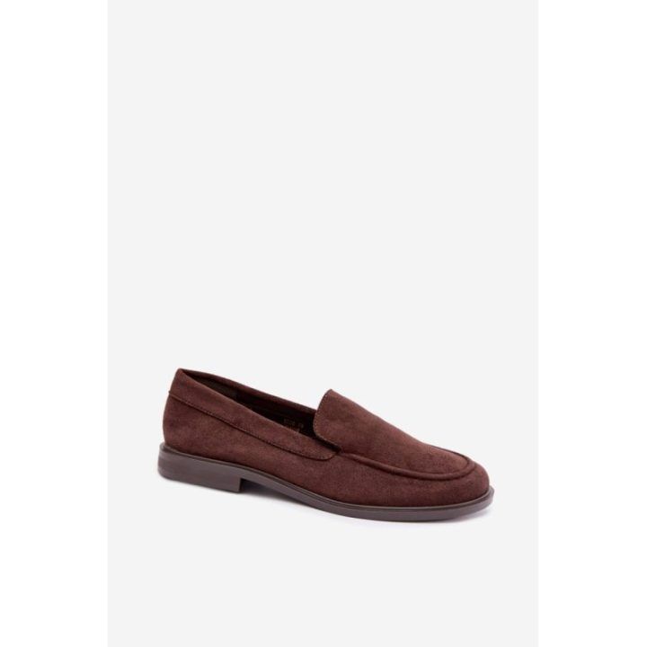 Moteriški mokasinai su 6 cm aulu Step in style, rudi