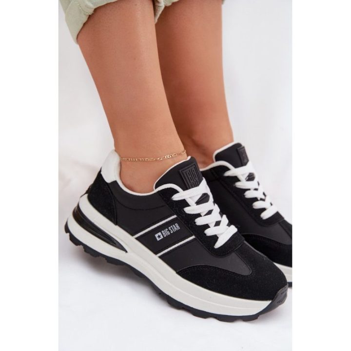 Sportiniai batai moterims Big Star Shoes, juodi Big Star