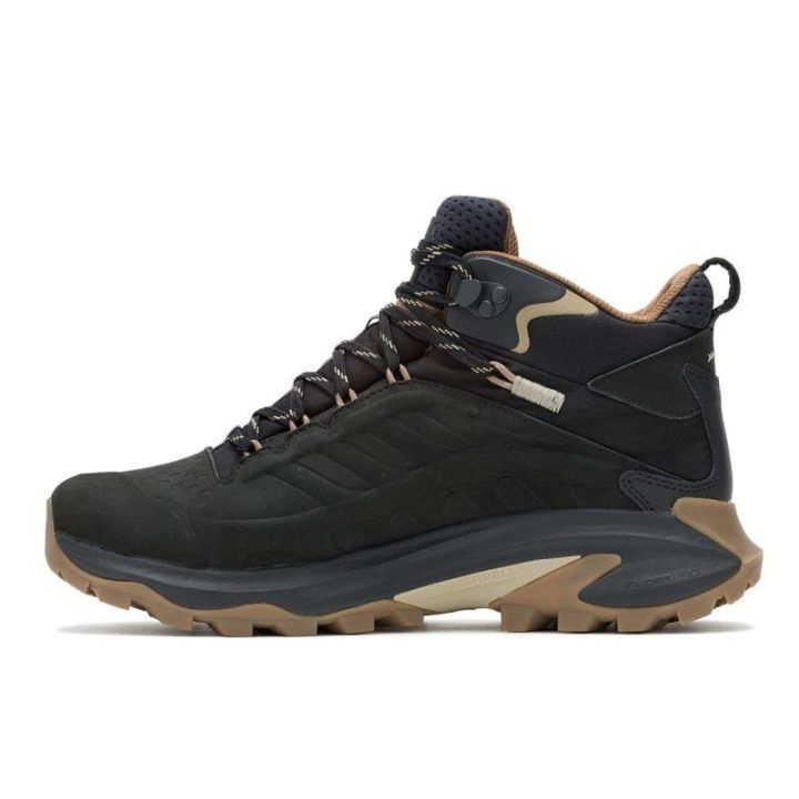 Vidutinio aulo žygio batai Merrell Moab Speed 2 LTR Mid WP, juodi