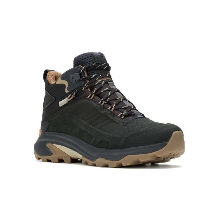 Vidutinio aulo žygio batai Merrell Moab Speed 2 LTR Mid WP, juodi