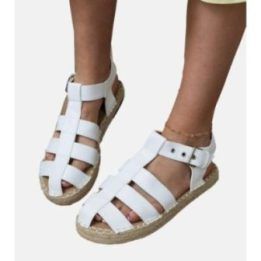 Moteriškos uždaros espadrilės Bez Marki, baltos