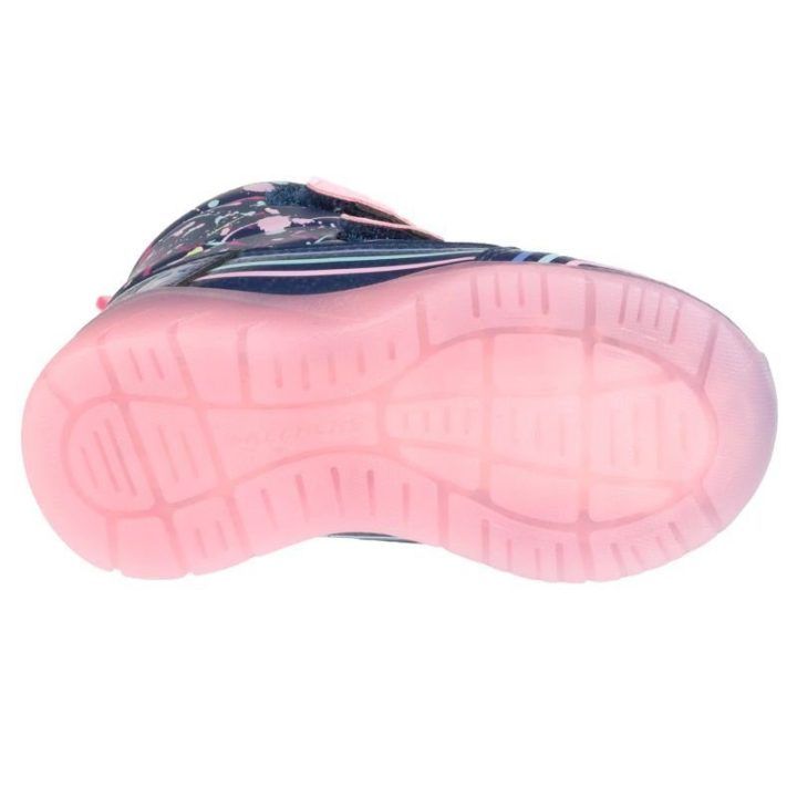 Vaikiški sportbačiai Skechers Illumi-Brights Power Paint, tamsiai mėlyni