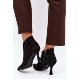 Moteriški aulinukai su smailia nosimi Step in style, juodi