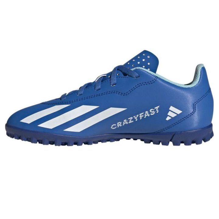 Vaikiški futbolo bateliai adidas X Crazyfast.4, mėlyni