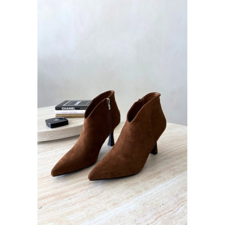 Moteriški aulinukai su 8 cm kulnu Step In Style, rudi