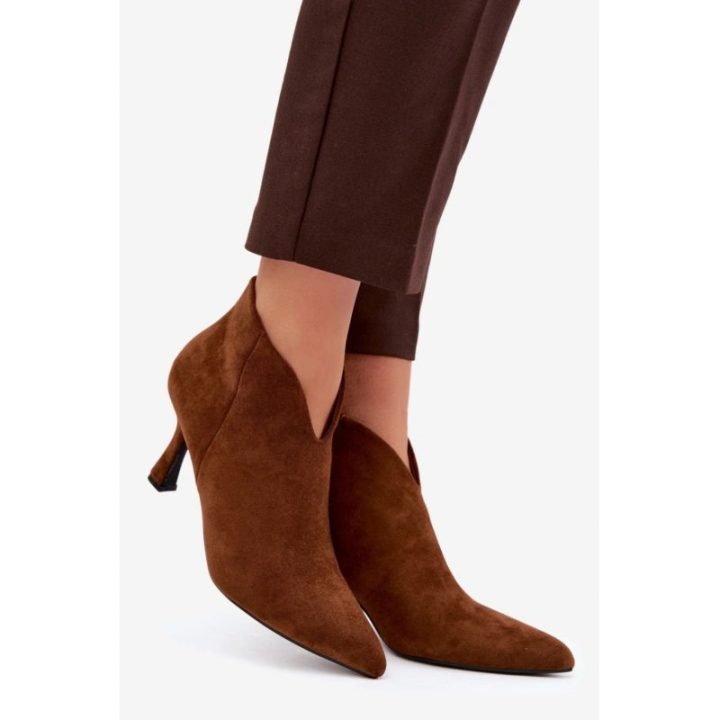 Moteriški aulinukai su 8 cm kulnu Step In Style, rudi