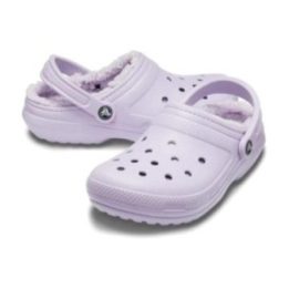 Moteriškos pašiltintos klumpės Crocs Classic Lined, violetinės