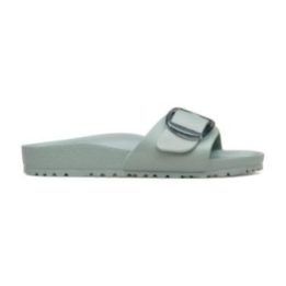 Šlepetės su didele sagtimi Birkenstock Madrid Big Buckle, pilkšvai žalios