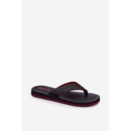 Vyrų juodos vasarinės šlepetės Flip Flop tipo BIG STAR SHOES